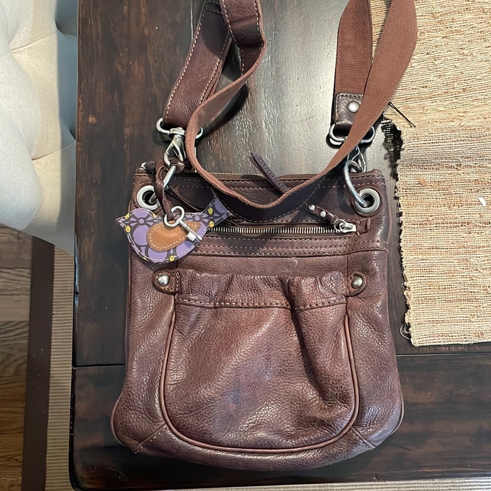 Fossil Leather Shoulder Bag